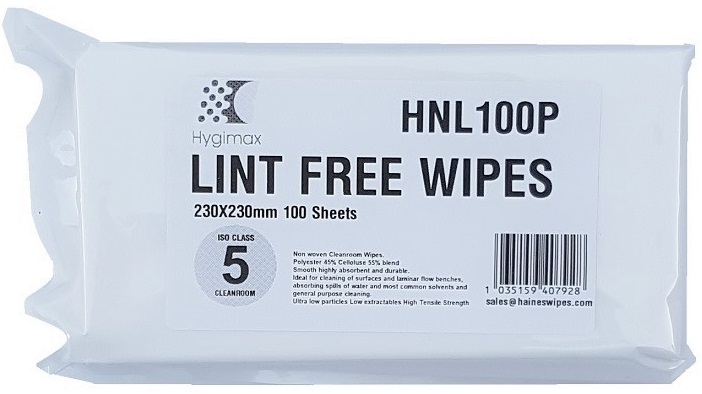 HYGIMAX Class 100 Cleanroom Wipes Pouch Pack